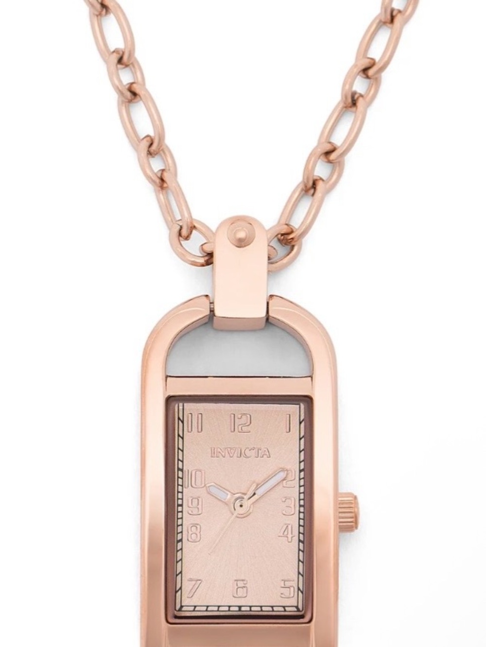 Invicta Rose Gold Pendant Necklace Watch for Women model 49936